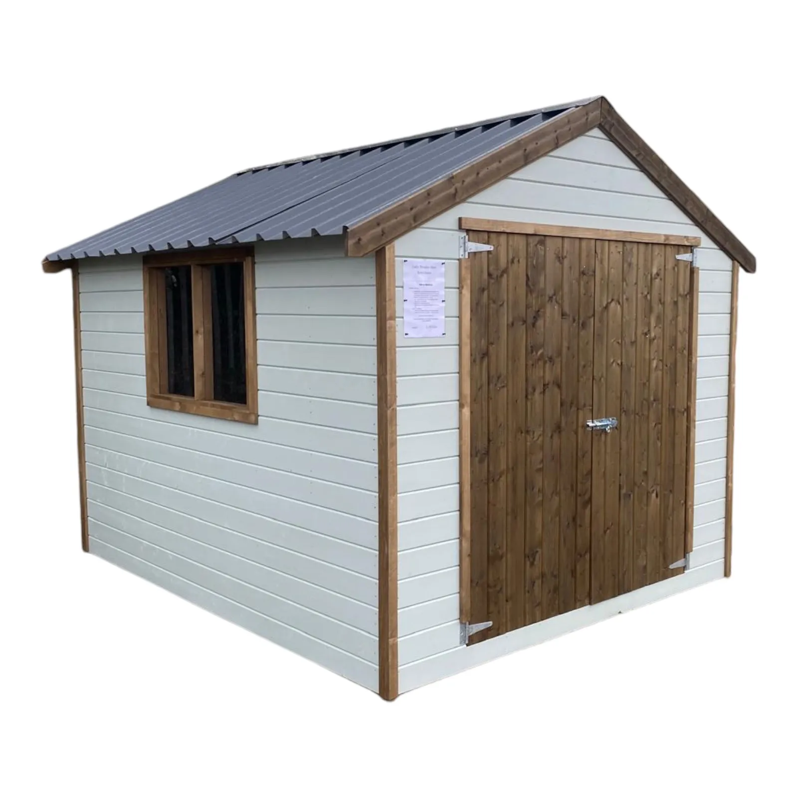 Large barn-style wooden shed