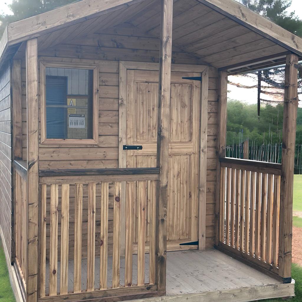 wooden garden shed