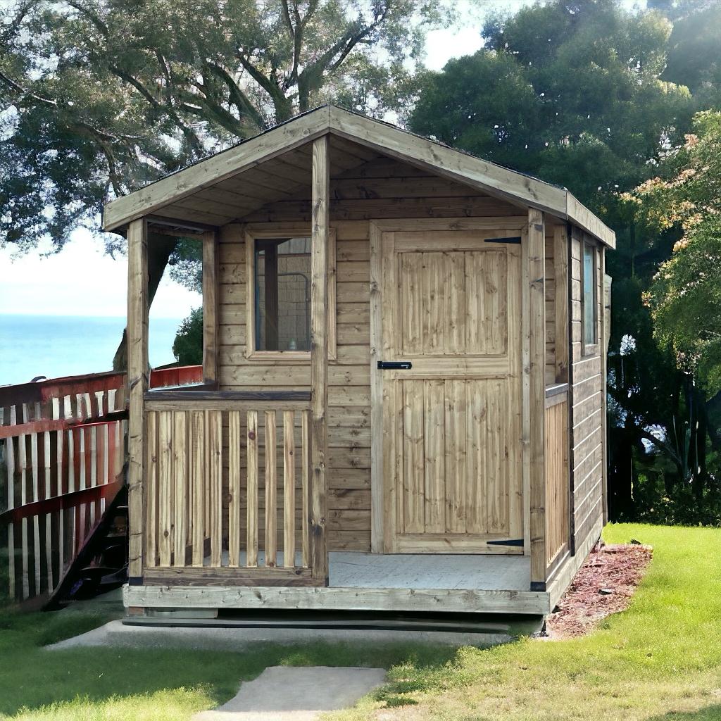 Porch Wooden Shed